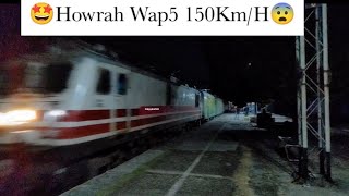 150Km/H Trial😍Successful Finally History Repeats😳Between Howrah-Dhanbad-Howrah Speed Trial At Night