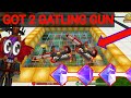 Not Fake How i Got 2 GATLING GUN For Easy Way No Need to Spend GCUBES Skyblock Blockman Go Minecraft