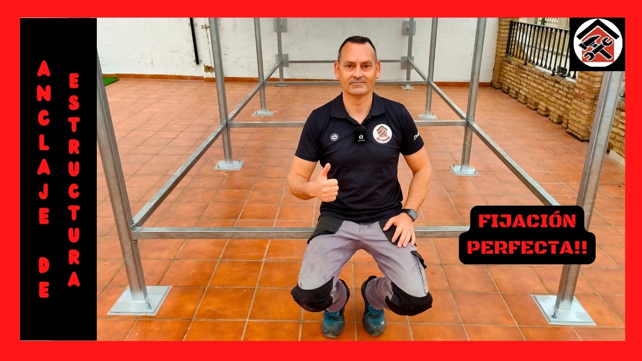 ASÍ ANCLÉ MI ESTRUCTURA SOLAR AL SUELO CON TACO QUÍMICO