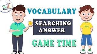 Game Time - Vocabulary Words Searching (Solve) - Kids Game Online screenshot 2