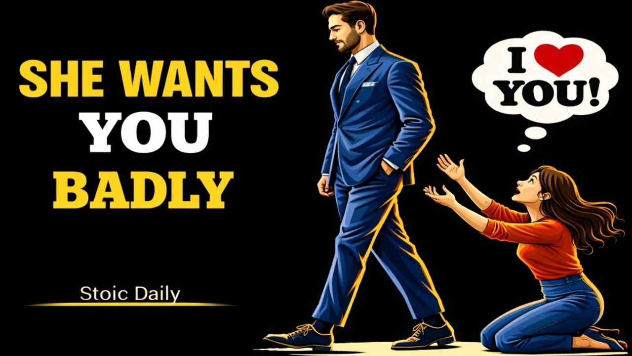 This Means She WANTS You BADLY But Is Fighting Her Feelings | Stoicism