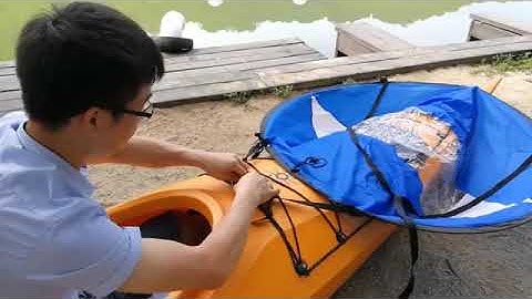 ➤ How to Use and Fold Up your Kayak Sail