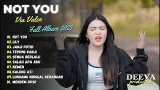 VIA VALLEN | NOT YOU - LILY - JANJI PUTIH | FULL ALBUM 2023