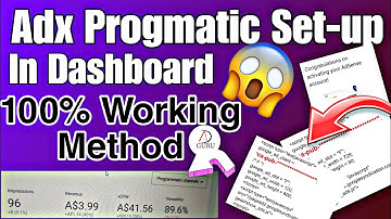 How To Set-Up Programmatic Ads In ADX @AdsenseGuruHe || How To Setup Adx Programmatic Ads Dashboard
