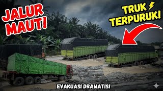 Download Lagu DRAMA JALUR LOGISTIK‼️ Satu Terpuruk, Semua Lumpuh! Perjuangan Tanpa Batas Sang Pejuang Aspal MP3