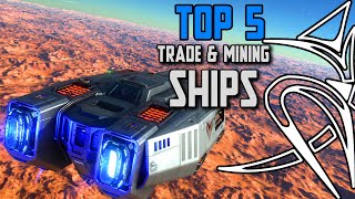 Top 5 best TRADE and MINING ships in Elite Dangerous