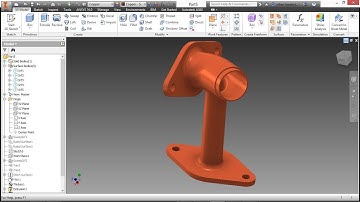 Autodesk Inventor Pipe Sweep Flange