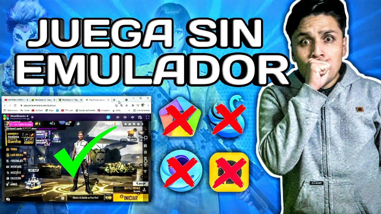 Jugar Free Fire en PC sin descargar. VIDEO