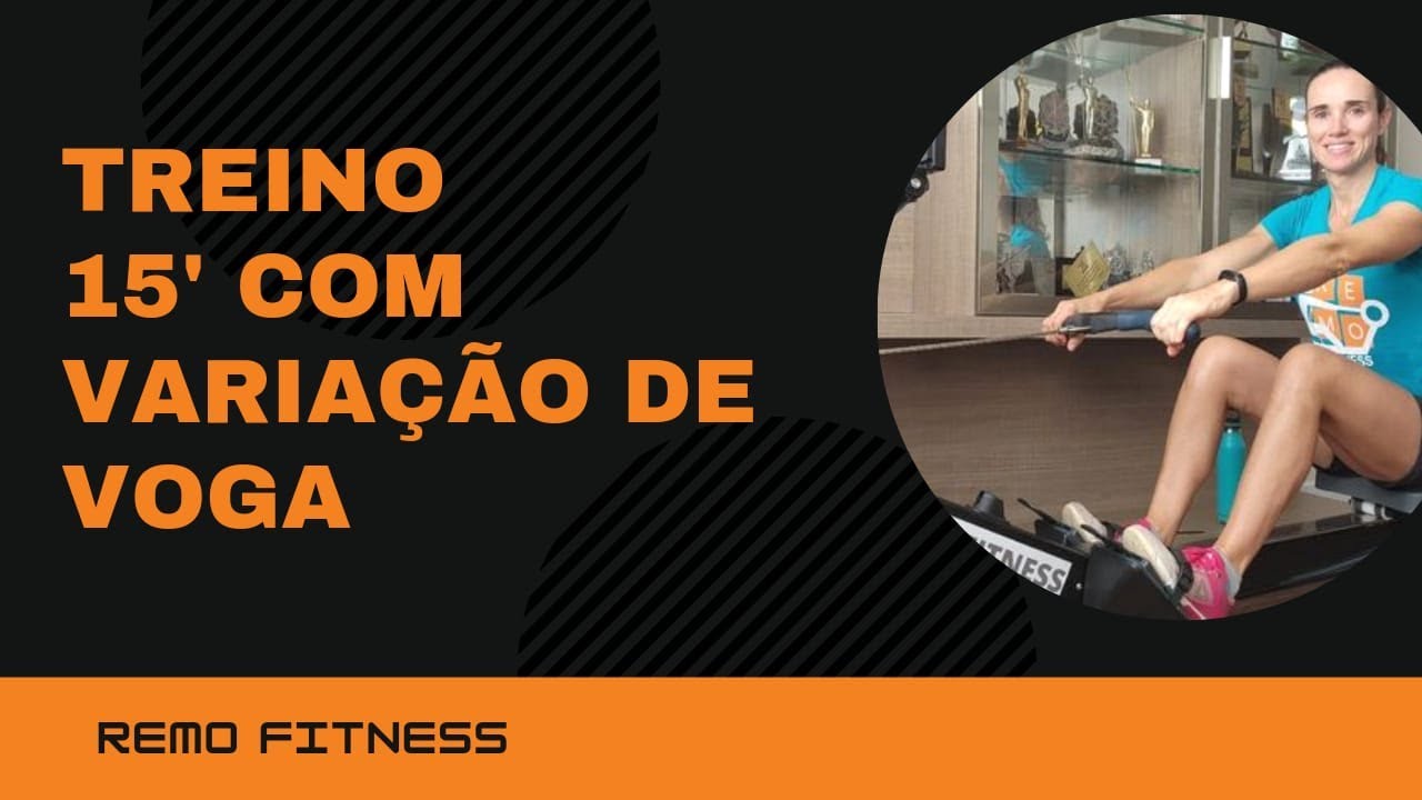 Treino de Remo Indoor - 15' com forte e fraco
