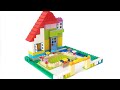 Building Villa And Swimming Pool | Lego Classic 11005