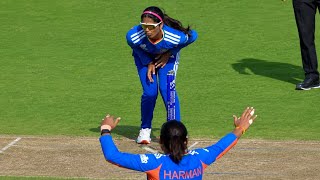 Shreyanka Patil Got Injured Badly during Women's T20 World Cup 2026 match of team india celebration screenshot 5