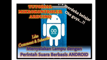 MENYALAKAN LAMPU DENGAN PERINTAH SUARA BERBASIS ANDROID