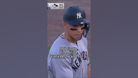 Aaron Judge Owns the First Inning | RBI + Outfield Laser 💥
