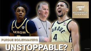 REACTION: Purdue DOMINATES Akron For Matt Painter’s 500th WIN | Can Painter’s Squad Be STOPPED