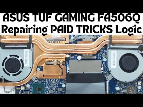 ASUS TUF GAMING FA506Q Repairing PAID TRICKS Logic | Hindi| Online Chip level Laptop Training Course