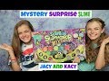 Mystery Surprise Slime Challenge ~ Jacy and Kacy