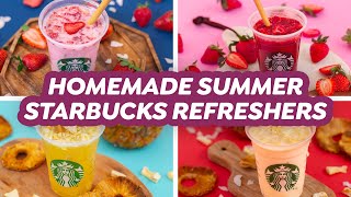 4 Homemade Summer Starbucks Refreshers