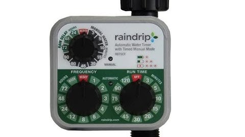 Raindrip R675CT Analog 3-Dial Water Timer, 1, Multi - Overview