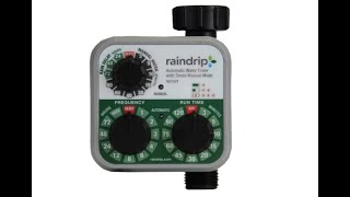 Raindrip R675CT Analog 3-Dial Water Timer, 1, Multi - Overview