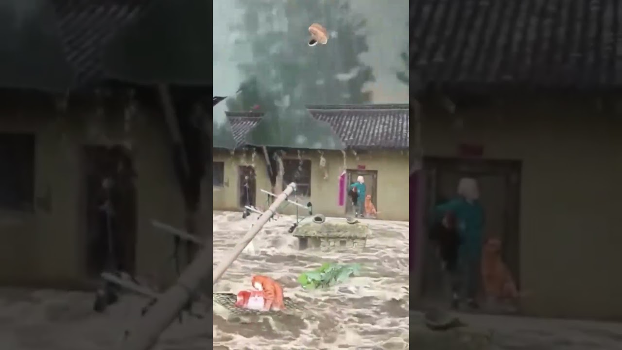 rain, floods and strong winds 