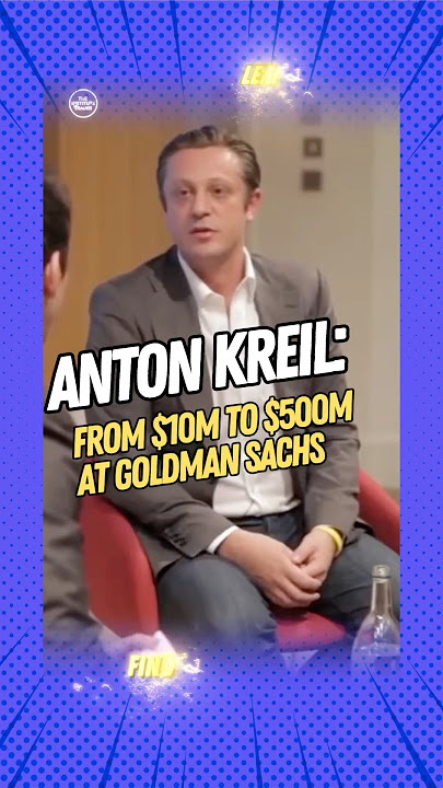 Anton Kreil: From $10 Million to $500 Million at Goldman Sachs #antonkreil #goldmansachs #trading