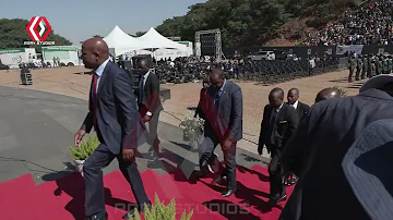 Watch Service Chiefs ,Chiwenga , Oppah Muchinguri  arriving at heroes acre