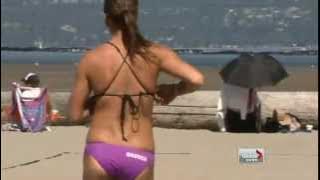 Beach volleyball bikinis