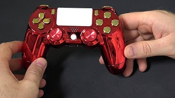 "Iron Man" PS4 Custom Controller by Gimika.com