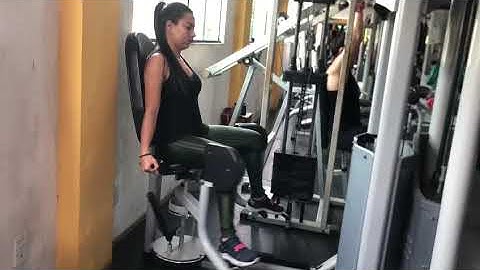 Cadeira Abdutora com isometria.