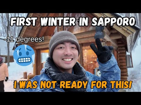 First Winter In Sapporo: I Was Not Ready For This! 🥶