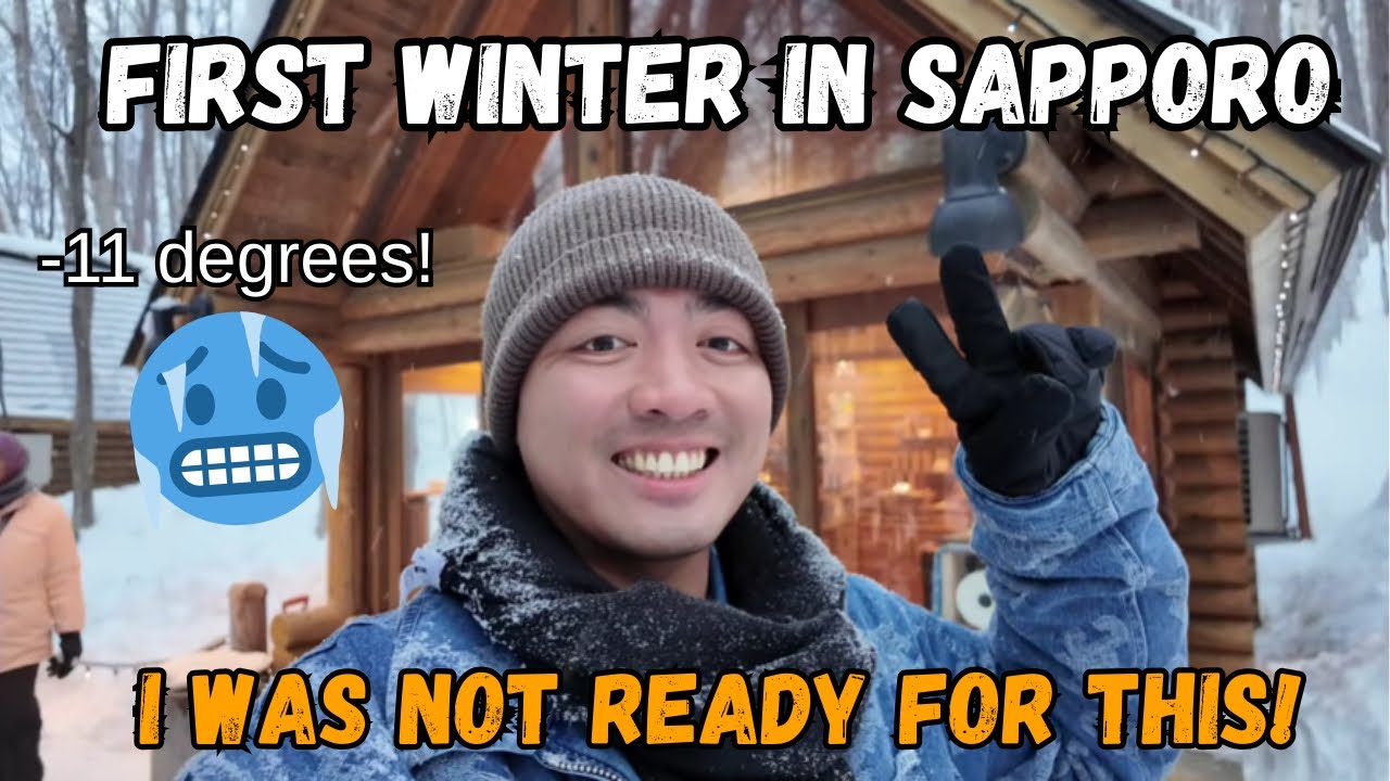 FIRST WINTER IN SAPPORO: I Was NOT Ready for This! 🥶