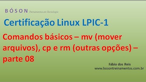 Comandos Básicos Linux 08 - mv (mover arquivos), cp e rm (outras opções)