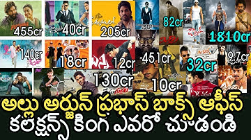 Prabhas Vs Allu Arjun Box Office Collection Report | Prabhas | Allu Arjun | Pushpa | Radhe Shyam