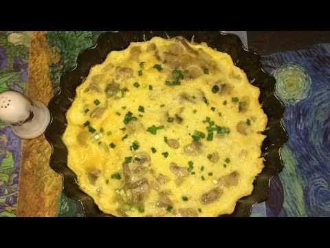 Омлет с грибами по-французски! French omelet with mushrooms!