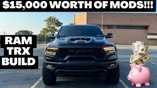 MY RAM TRX BUILD!! OVER $15,000 WORTH OF MODS!!