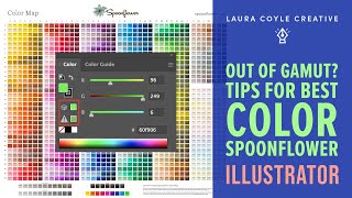 Out of Gamut in Illustrator Tips for Spoonflower Color