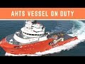 Anchor Handling Tug Supply Vessel On Duty