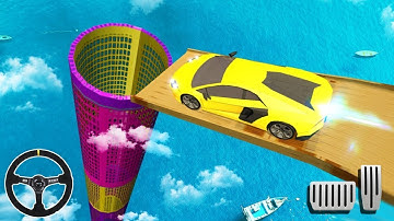 Impossible Stunt Car Tracks 3D Games #2 | Impossible Mega Ramp Car Track Driving | Android Gameplay