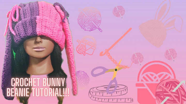 Adorable Crochet Bunny Beanie!