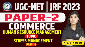 Stress Management in HRM | HRM In Hindi | Commerce | Stress management