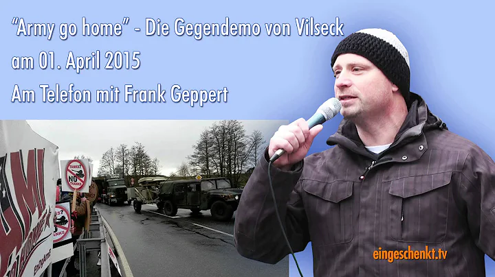 Nachgefragt... Protest gegen US Panzer - Telefonat...