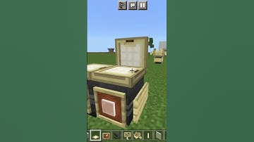 Minecraft Build Hacks- Mini Tank Build! #shorts #ytshorts #minecraft #tutorial