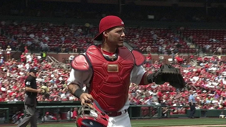 Molina throws out Bruce