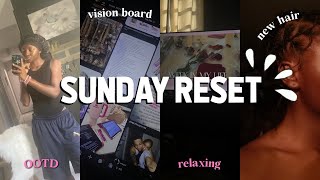 my PRODUCTIVE SUNDAY RESET routine | Bible,bday maintenance,vision board, journaling,declutter, more