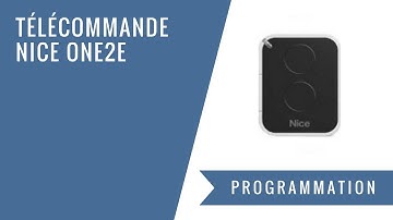 Comment programmer une télécommande NICE ON2E ?