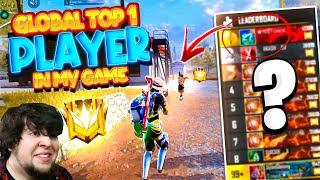 TOP 1 GLOBAL PLAYER IN MY GAME || WHO IS HE _ GARENA FREE FIRE