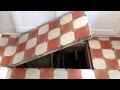 Hidden Motorized Door in Floor for Wine Cellar