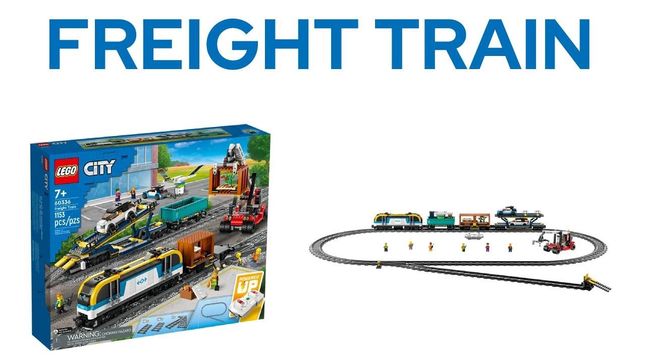 Lego City Freight Train - Speed Build & Review 