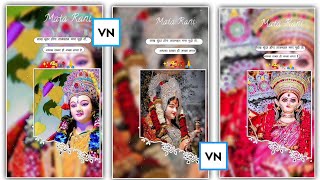 Treanding Navratri Video Editing Vn App ll Durga puja status Video Editing Tutorial Vnapp ll screenshot 3