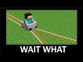 WAIT WHAT - Minecraft part 18 (Crazy Rails 2)